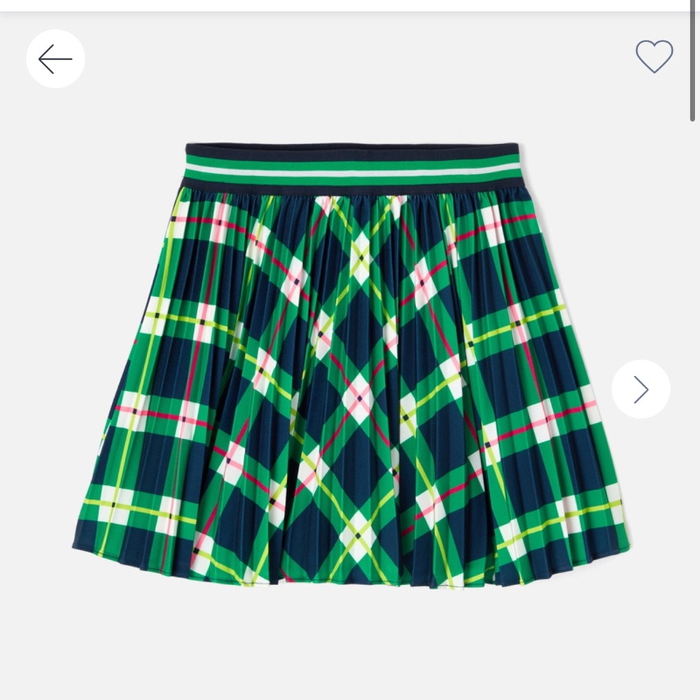 Jacadi pleated skirt & varsity jacket set